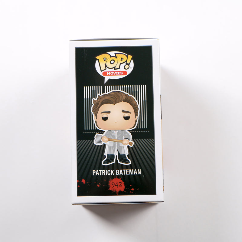 Christian Bale Signed Funko Pop 942 Patrick Bateman American Psycho Auto Beckett