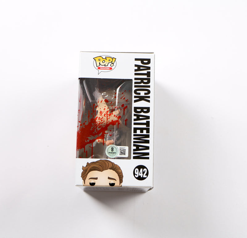 Christian Bale Signed Funko Pop 942 Patrick Bateman American Psycho Auto Beckett