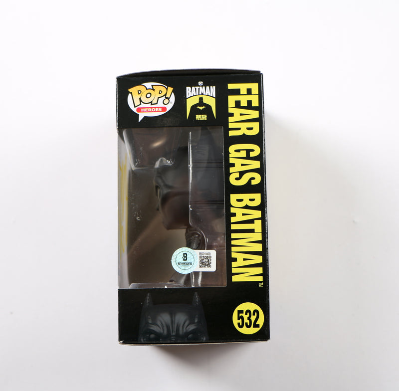 Christian Bale Signed Funko Pop 532 Fear Gas Batman Batman Begins Beckett