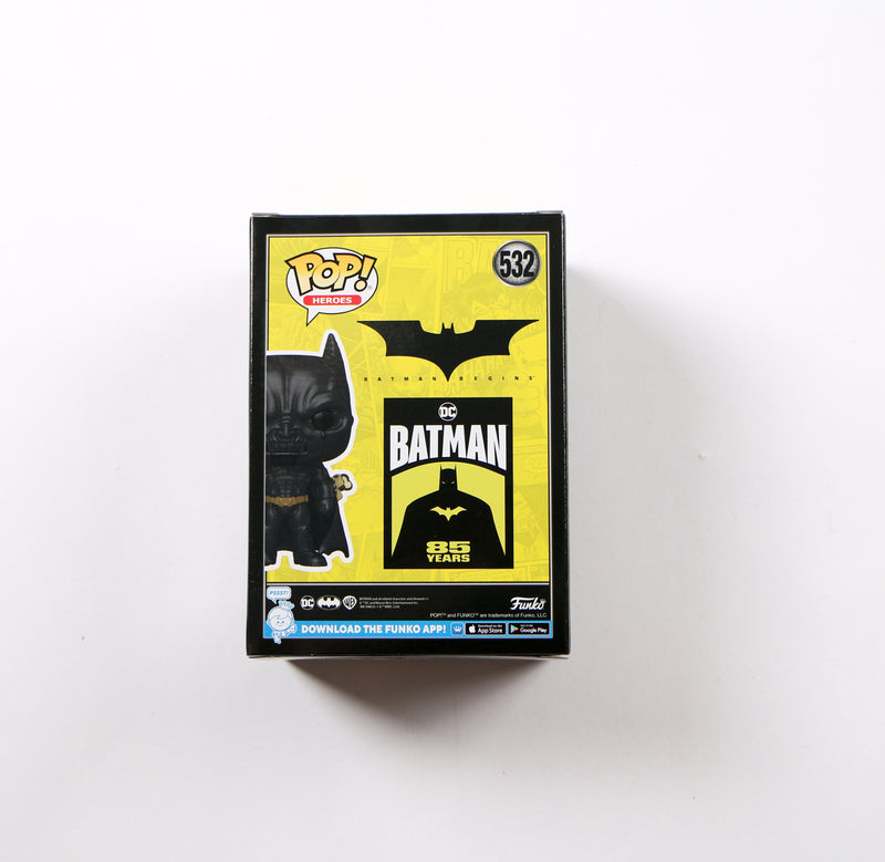 Christian Bale Signed Funko Pop 532 Fear Gas Batman Batman Begins Beckett