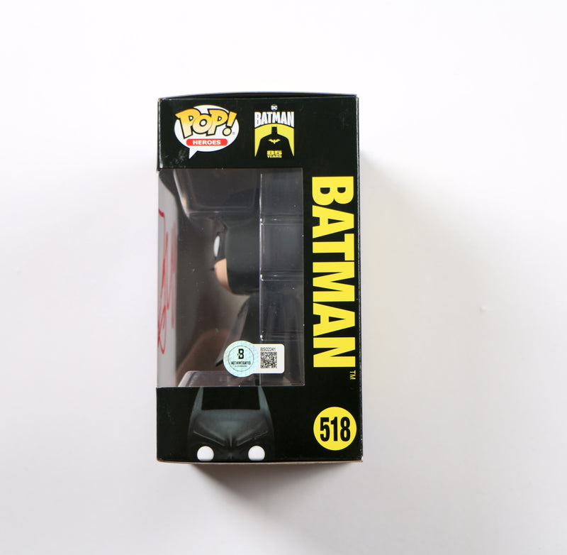 Christian Bale Signed Funko Pop 518 Batman DC Bale Autograph Beckett