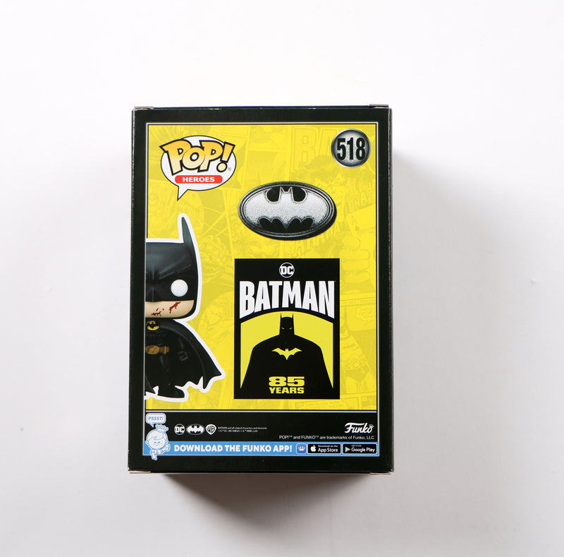Christian Bale Signed Funko Pop 518 Batman DC Bale Autograph Beckett