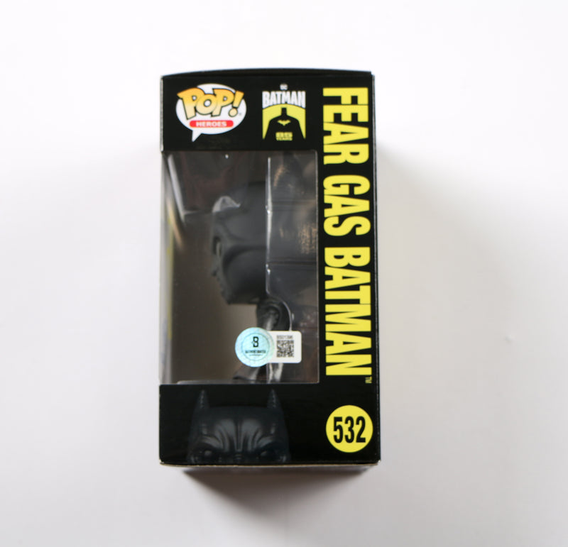 Christian Bale Signed Funko Pop 532 Fear Gas Batman Batman Begins Beckett