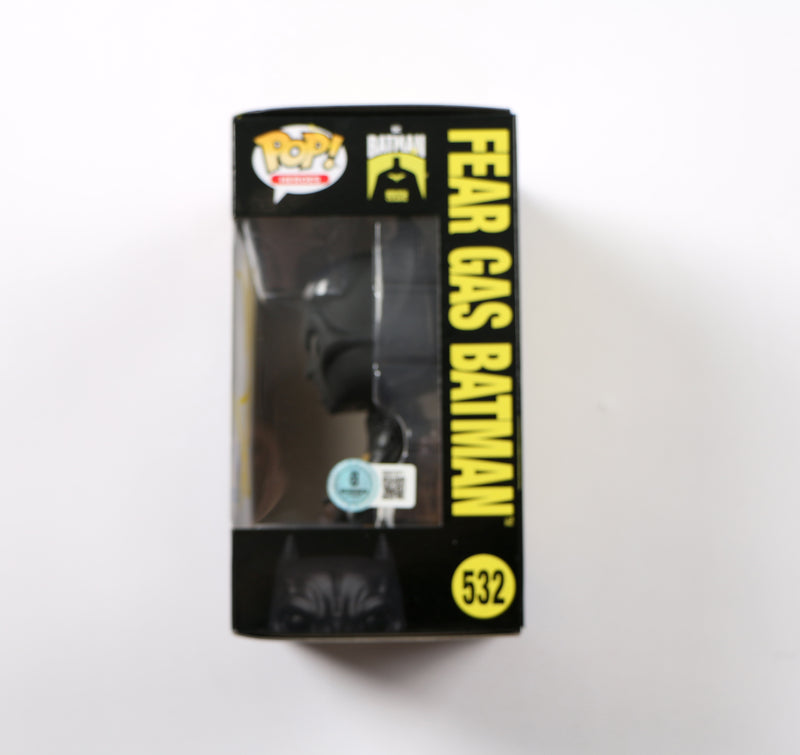 Christian Bale Signed Funko Pop 532 Fear Gas Batman Batman Begins Beckett
