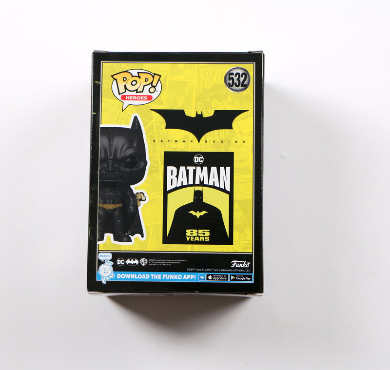 Christian Bale Signed Funko Pop 532 Fear Gas Batman Batman Begins Beckett