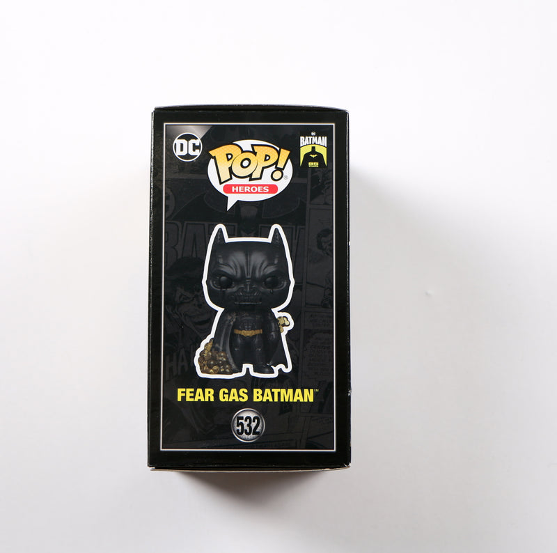 Christian Bale Signed Funko Pop 532 Fear Gas Batman Batman Begins Beckett