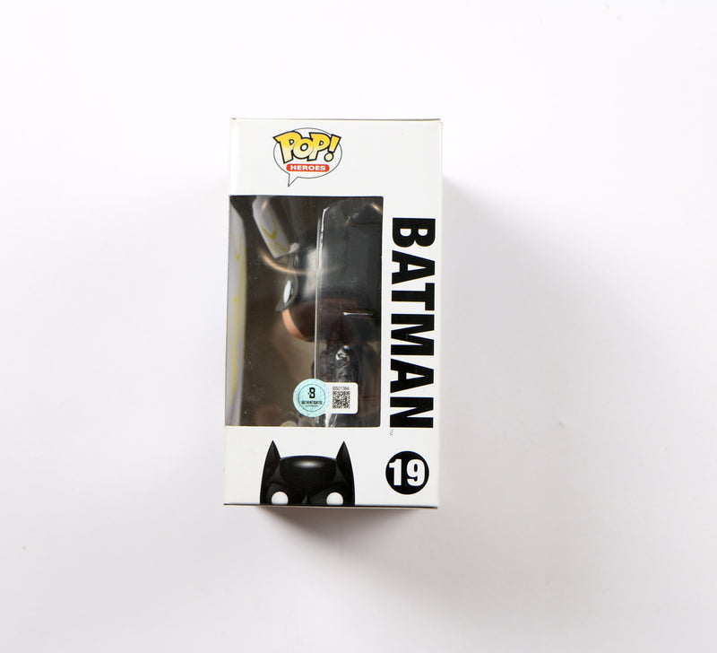 Christian Bale Signed Funko Pop 19 Batman The Dark Knight Rises Beckett