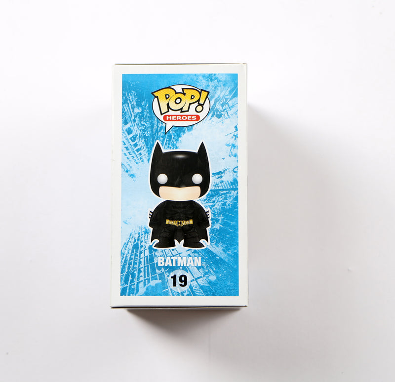 Christian Bale Signed Funko Pop 19 Batman The Dark Knight Rises Beckett