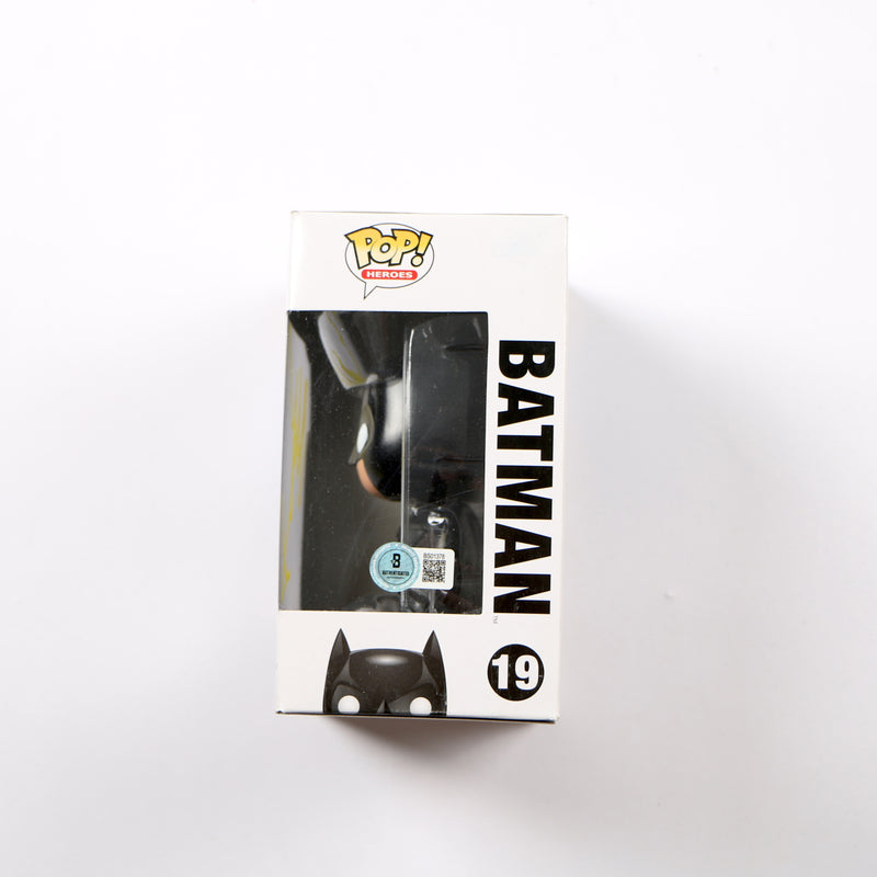 Christian Bale Signed Funko Pop 19 Batman The Dark Knight Rises Beckett