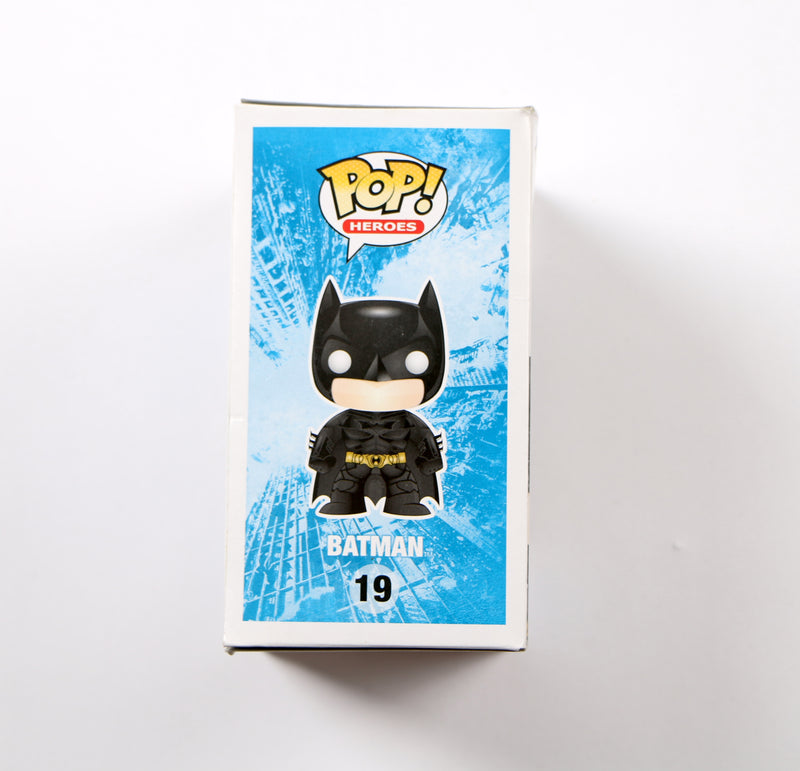 Christian Bale Signed Funko Pop 19 Batman The Dark Knight Rises Beckett