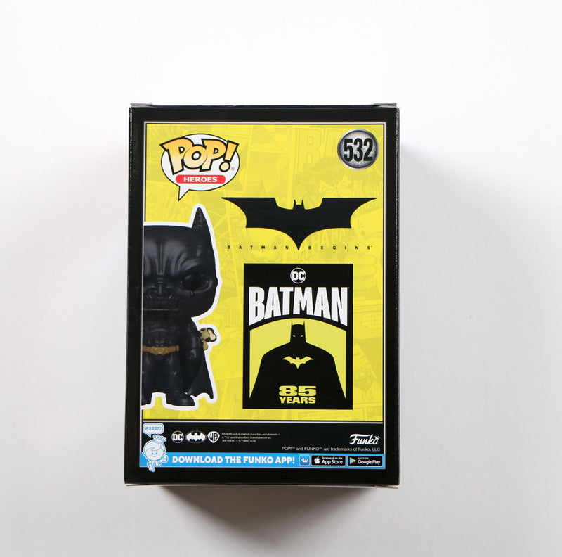 Christian Bale Signed Funko Pop 532 Fear Gas Batman Batman Begins Beckett