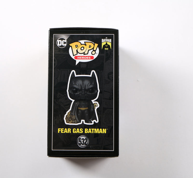 Christian Bale Signed Funko Pop 532 Fear Gas Batman Batman Begins Beckett
