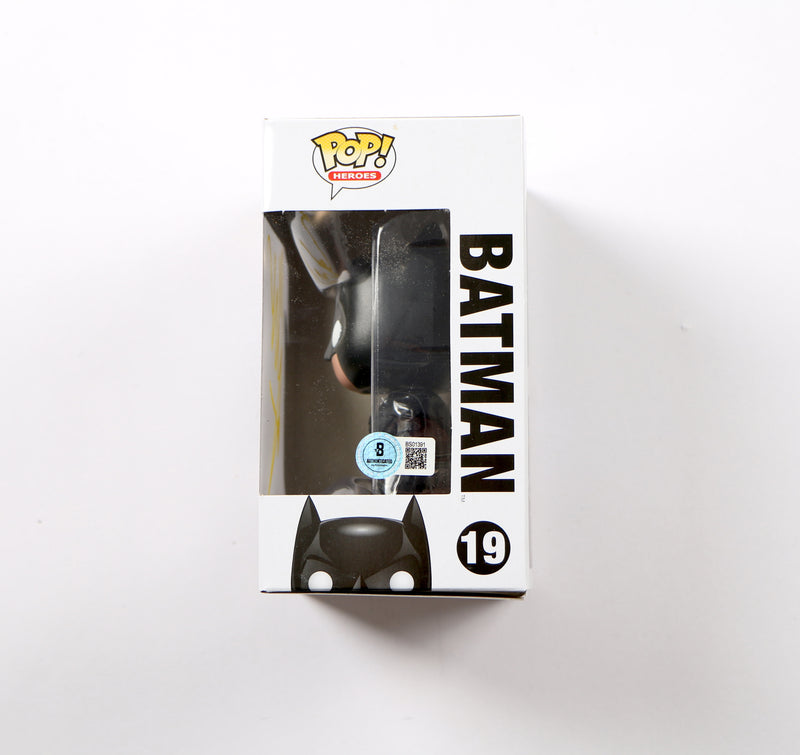 Christian Bale Signed Funko Pop 19 Batman The Dark Knight Trilogy Beckett
