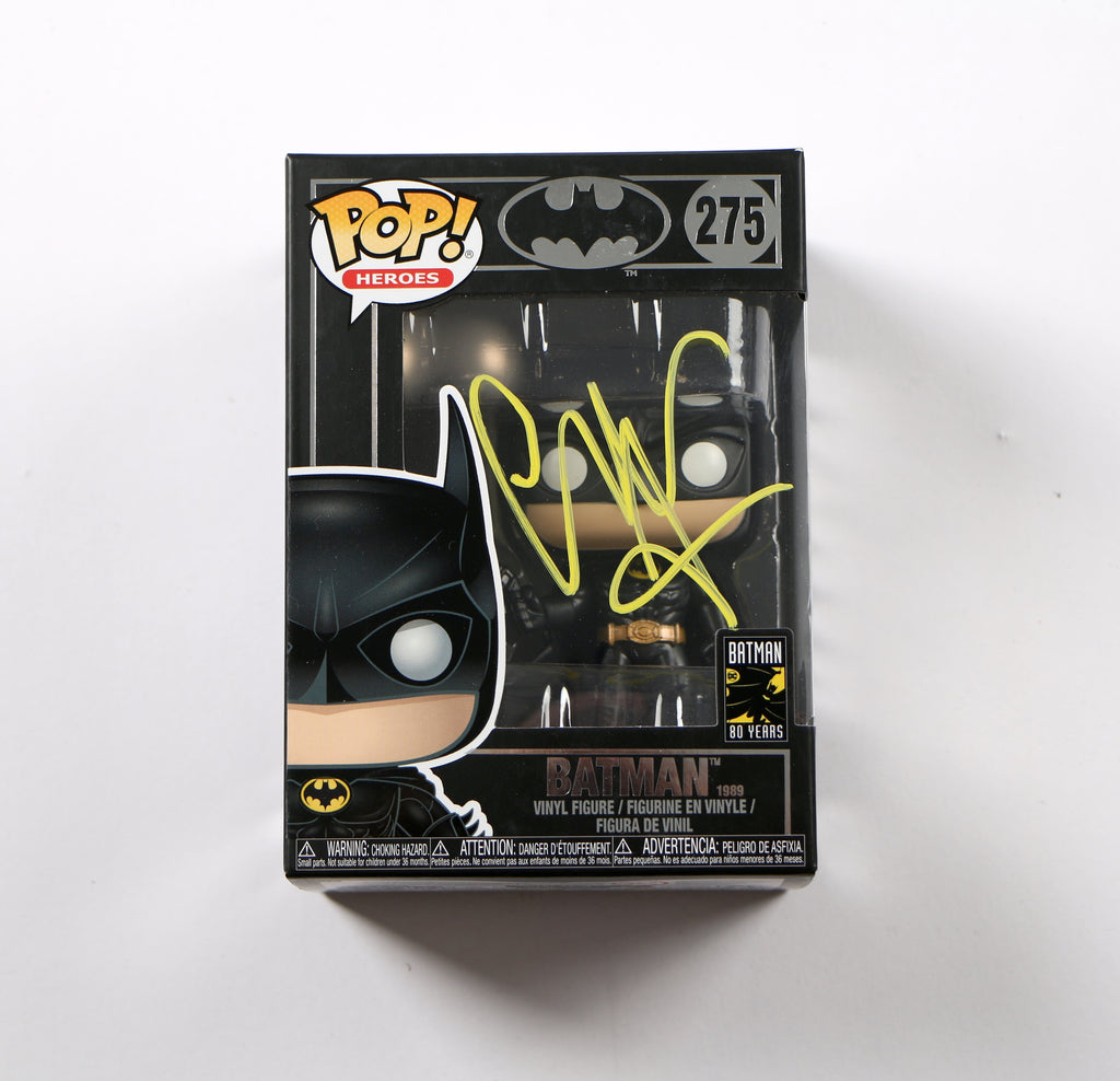 Christian Bale Signed Funko Pop 275 Batman Bale Autograph Beckett