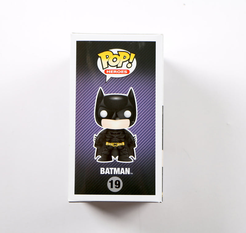 Christian Bale Signed Funko Pop 19 Batman The Dark Knight Trilogy Beckett