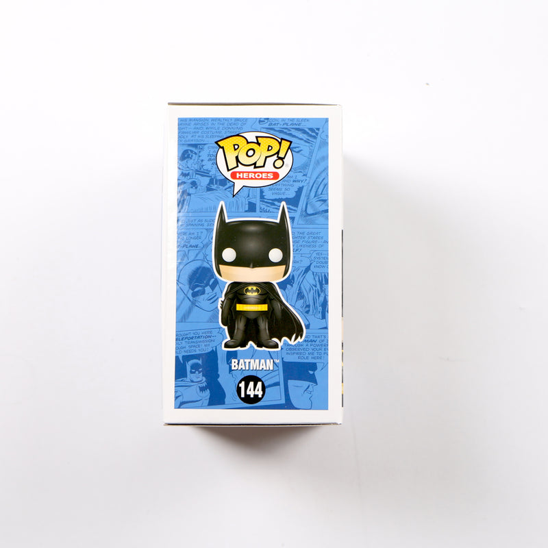 Christian Bale Signed Funko Pop 144 DC Super Hero's Batman Beckett