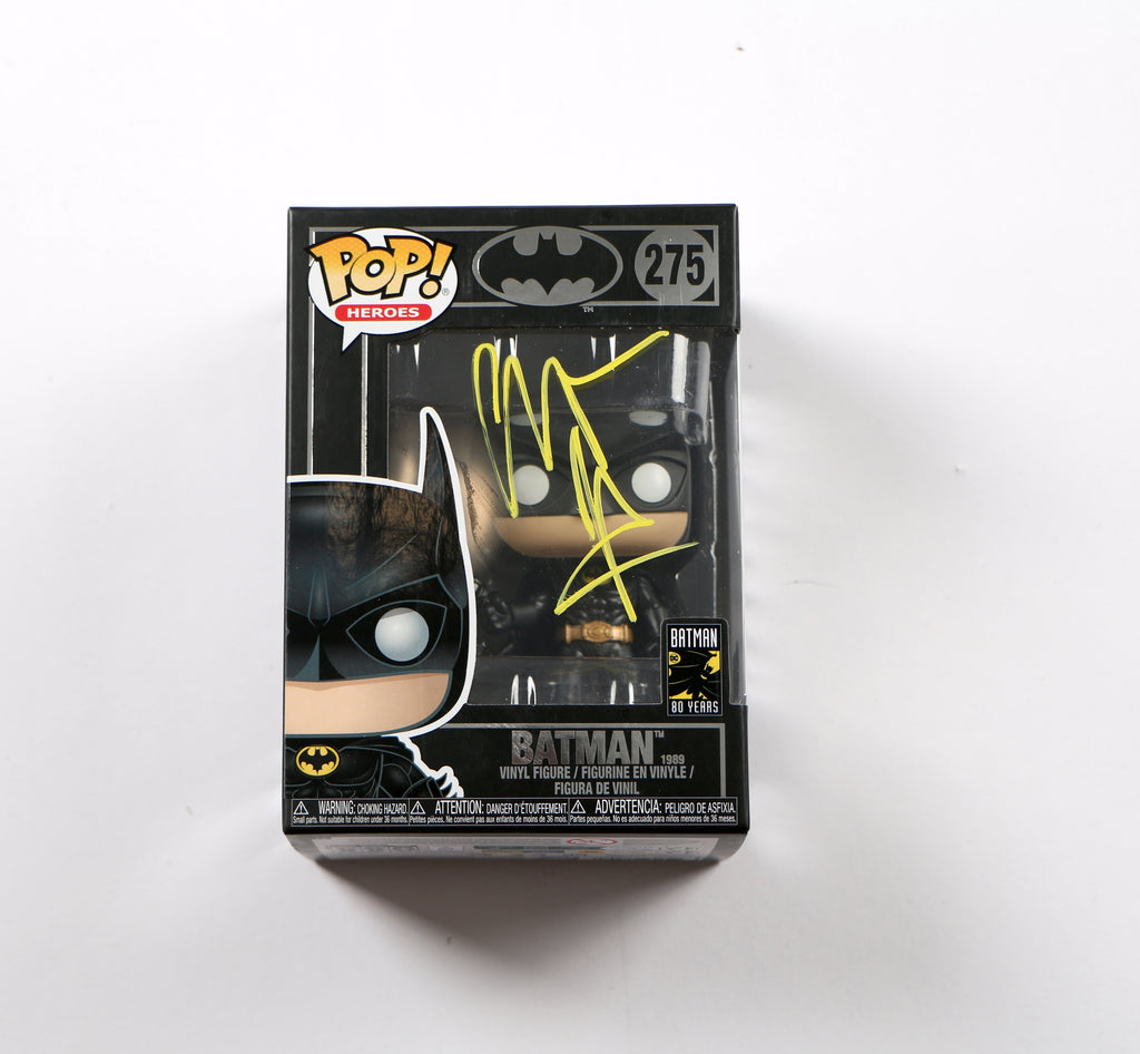 Christian Bale Signed Funko Pop 275 Batman Bale Autograph Beckett