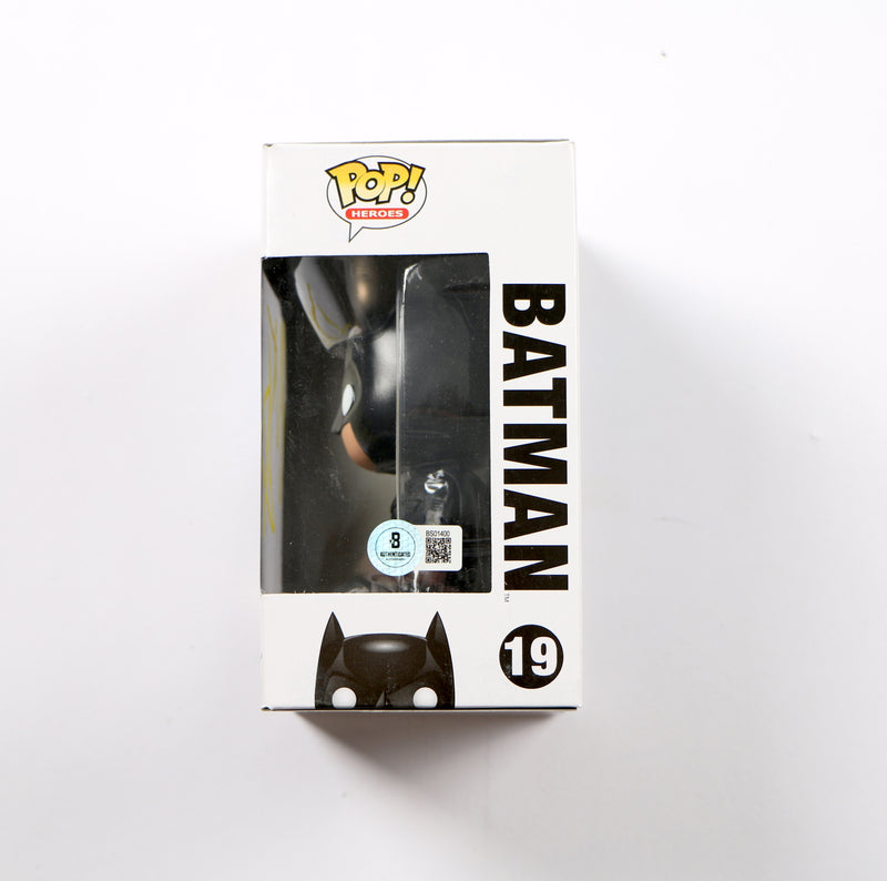 Christian Bale Signed Funko Pop 19 Batman The Dark Knight Rises Beckett