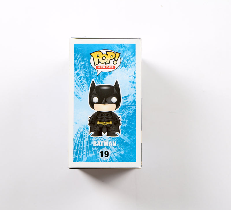 Christian Bale Signed Funko Pop 19 Batman The Dark Knight Rises Beckett