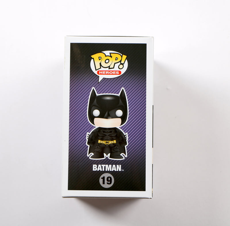 Christian Bale Signed Funko Pop 19 Batman The Dark Knight Trilogy Beckett