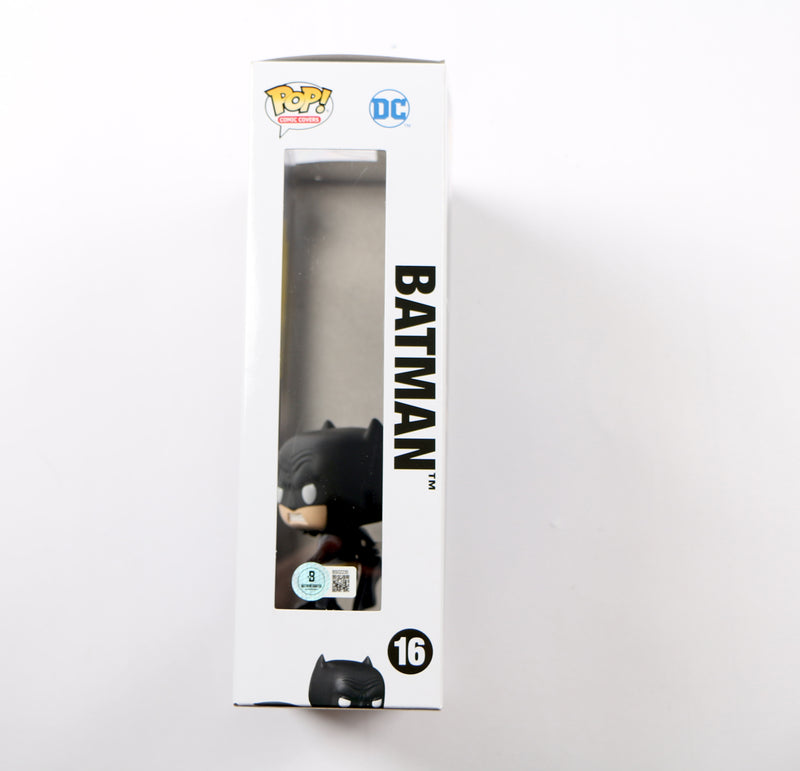 Christian Bale Signed Funko Pop 16 Batman The Dark Knight Returns Comic Cover Beckett