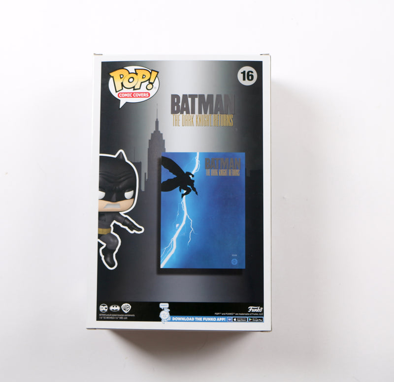 Christian Bale Signed Funko Pop 16 Batman The Dark Knight Returns Comic Cover Beckett