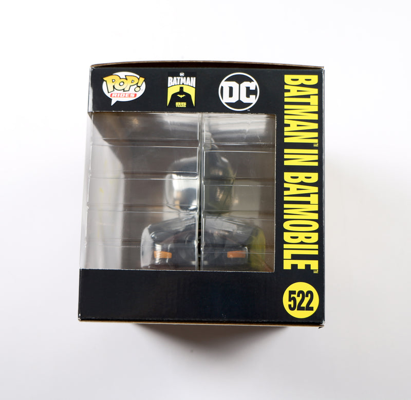 Christian Bale Signed Funko Pop 522 Batman in Batmobile Autograph Beckett