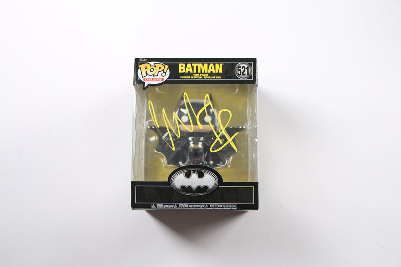 Christian Bale Signed Funko Pop 522 Batman in Batmobile Autograph Beckett