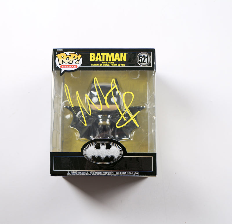 Christian Bale Signed Funko Pop 521 Batman Autograph Beckett