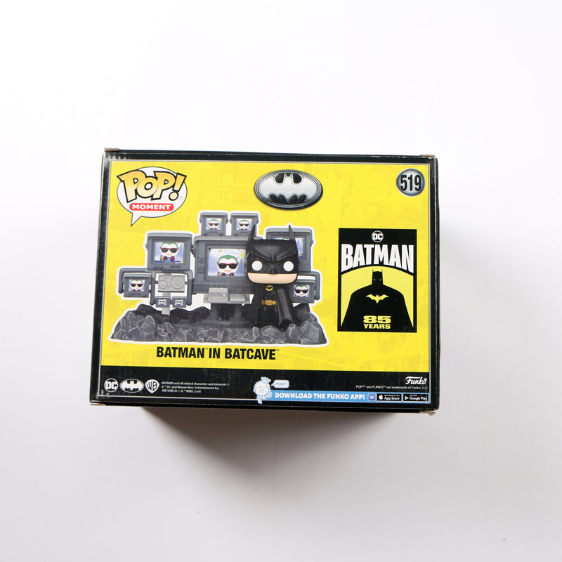 Christian Bale Signed Funko Pop 519 Batman in the Batcave Beckett