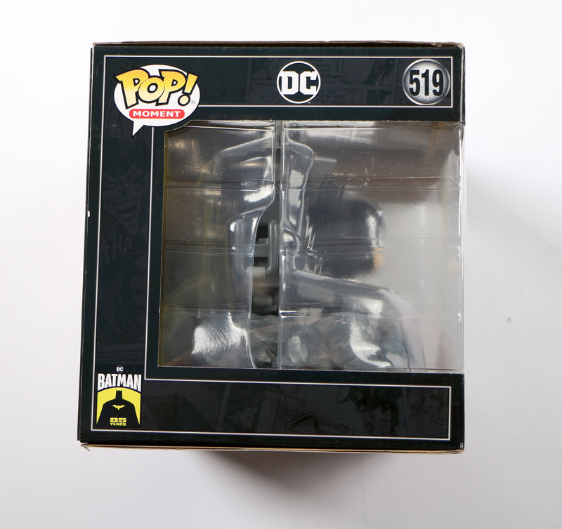 Christian Bale Signed Funko Pop 519 Batman in the Batcave Beckett