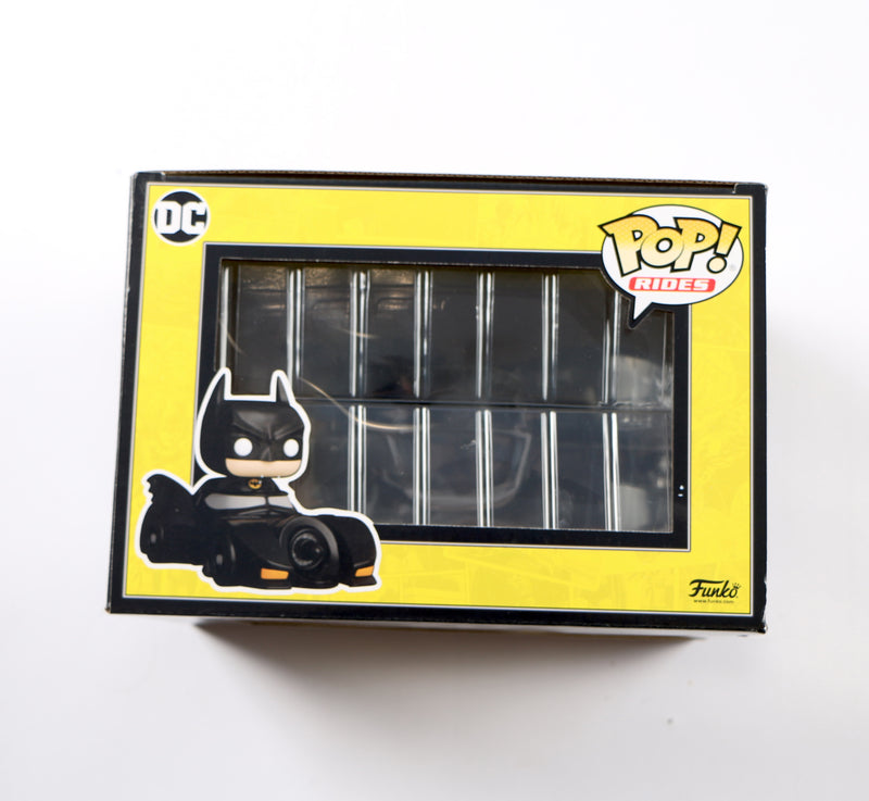 Christian Bale Signed Funko Pop 522 Batman in Batmobile Autograph Beckett