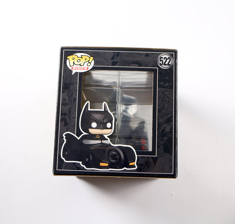 Christian Bale Signed Funko Pop 522 Batman in Batmobile Autograph Beckett