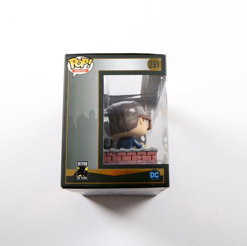 Christian Bale Signed Funko Pop 291 Batman and Commissioner Gordon Begins Beckett