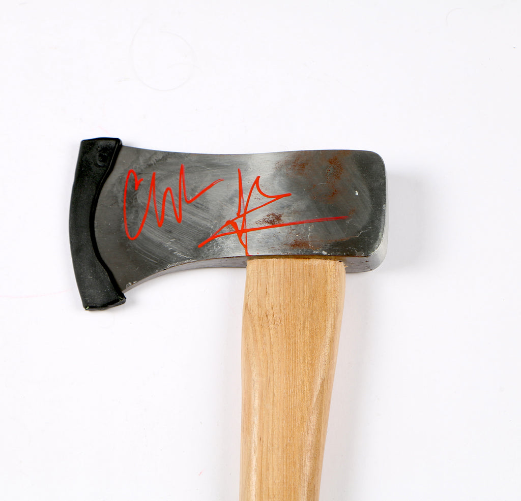 Christian Bale Signed Axe Patrick Bateman Auto American Psycho Beckett