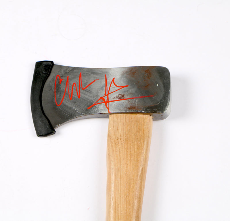 Christian Bale Signed Axe Patrick Bateman Auto American Psycho Beckett