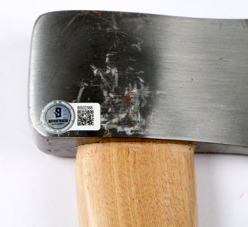 Christian Bale Signed Axe Patrick Bateman Auto American Psycho Beckett
