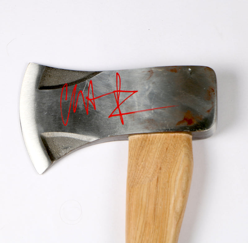 Christian Bale Signed American Psycho Axe Patrick Bateman Autograph Beckett