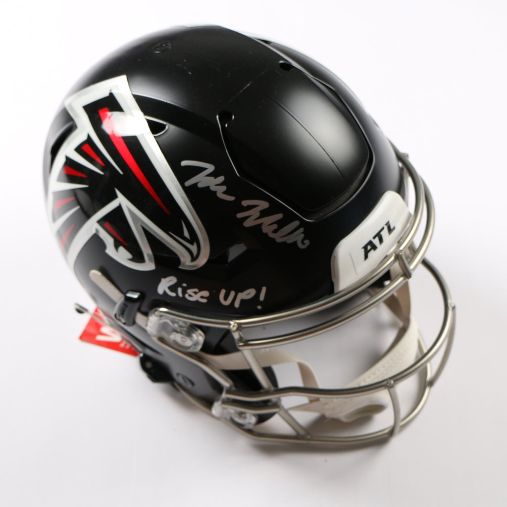 Jalon Walker Signed Helmet Atlanta Falcons Speed Flex Full Size Rise up! Beckett