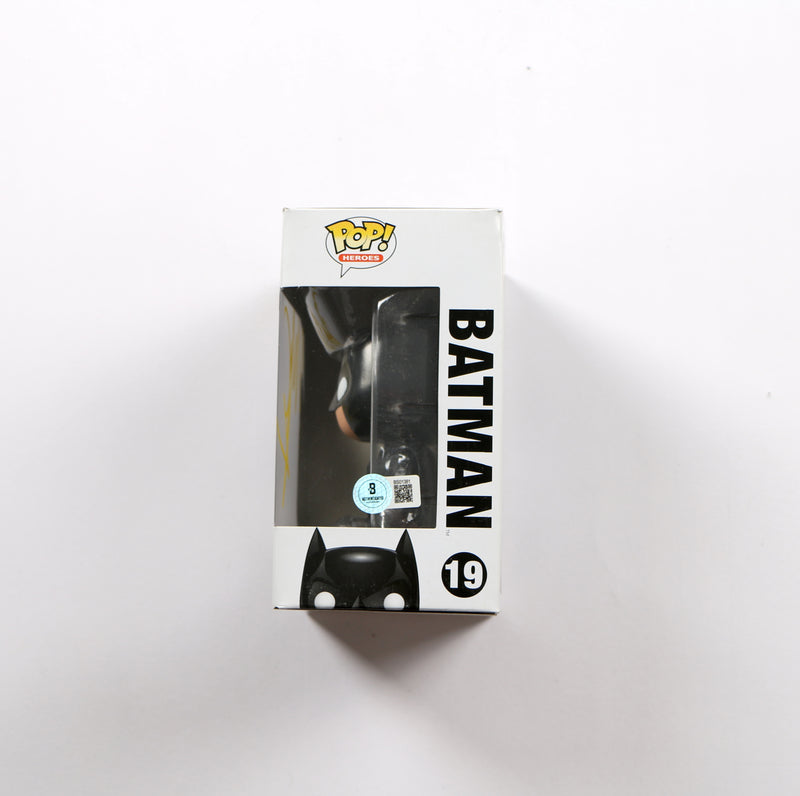Christian Bale Signed Funko Pop 19 Batman The Dark Knight Trilogy Beckett