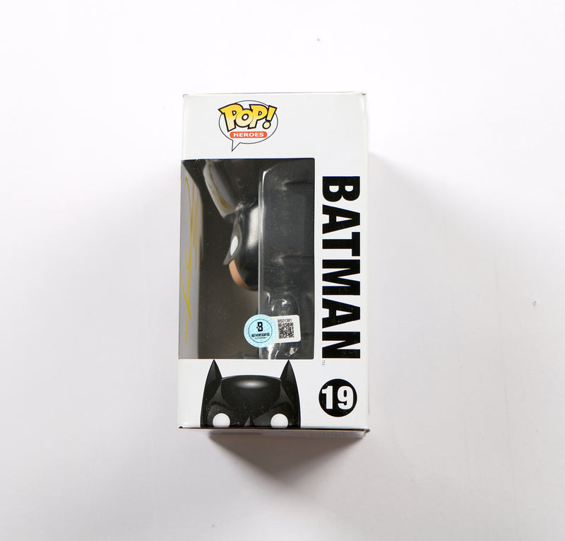 Christian Bale Signed Funko Pop 19 Batman The Dark Knight Trilogy Beckett