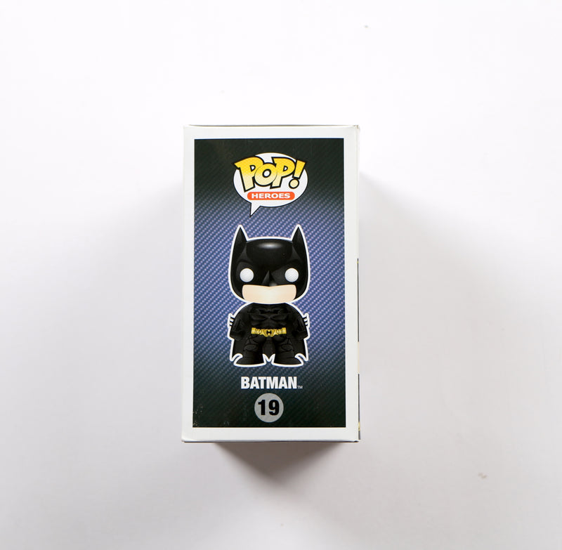 Christian Bale Signed Funko Pop 19 Batman The Dark Knight Trilogy Beckett