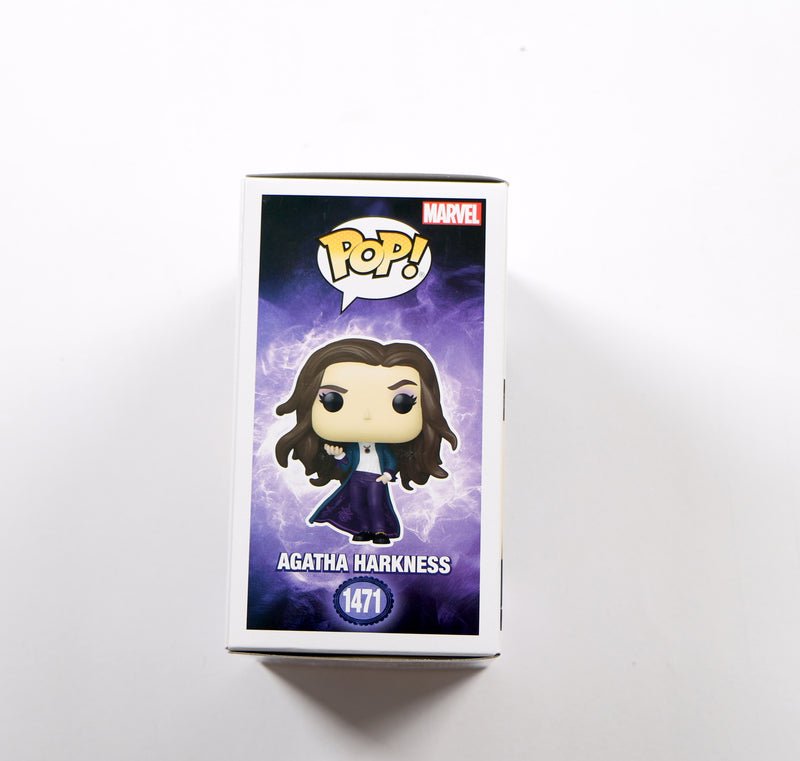 Kathryn Hahn Signed Funko Pop 1471 Agatha Harkness Autograph Beckett