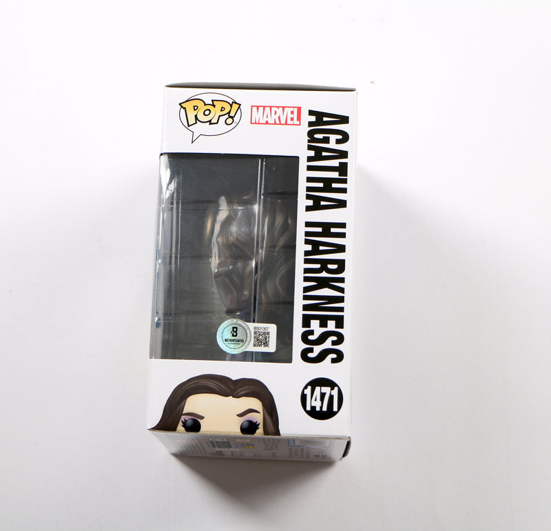Kathryn Hahn Signed Funko Pop 1471 Agatha Harkness Autograph Beckett
