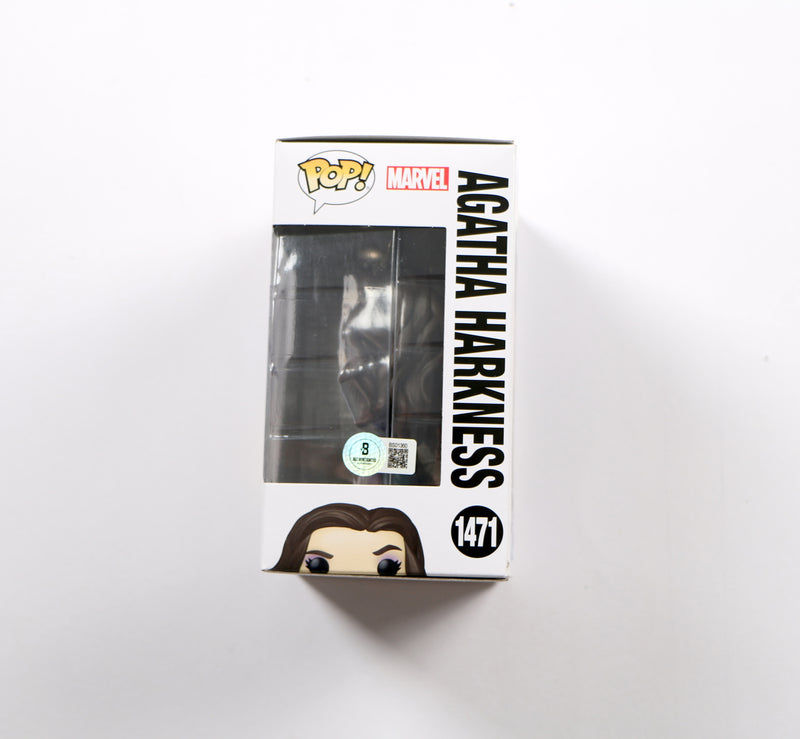 Kathryn Hahn Signed Funko Pop 1471 Agatha Harkness Autograph Beckett