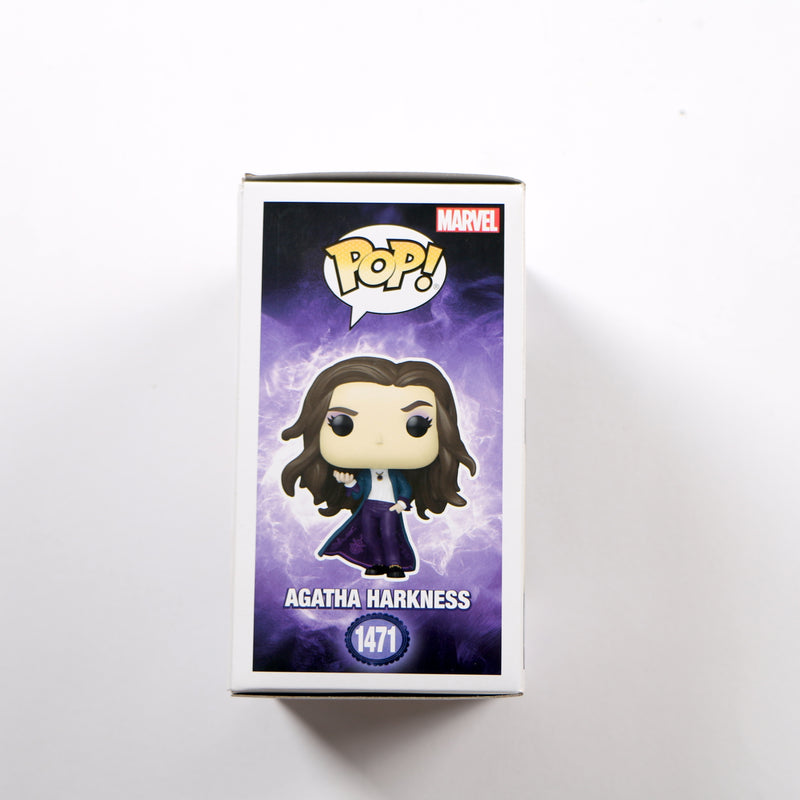 Kathryn Hahn Signed Funko Pop 1471 Agatha Harkness Autograph Beckett