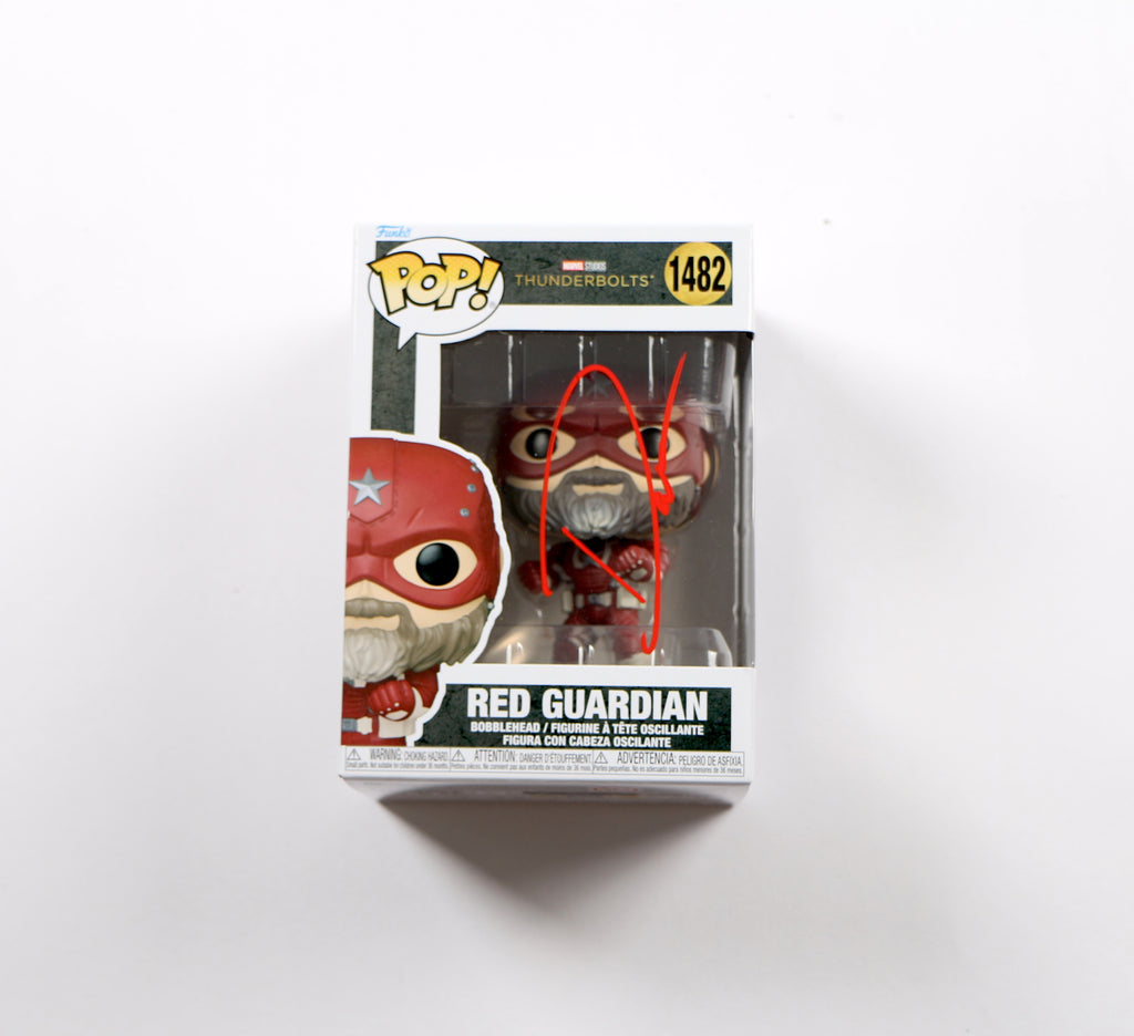 David Harbour Signed Funko Pop #1482 Red Guardian Thunderbolts Beckett COA