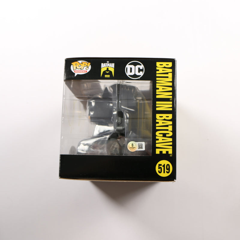 Christian Bale Signed Funko Pop 519 Batman in the Batcave Beckett