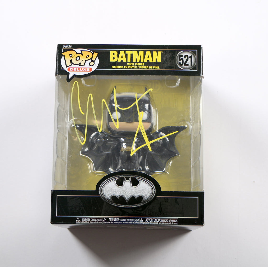 Christian Bale Signed Funko Pop 521 Batman Autograph Beckett