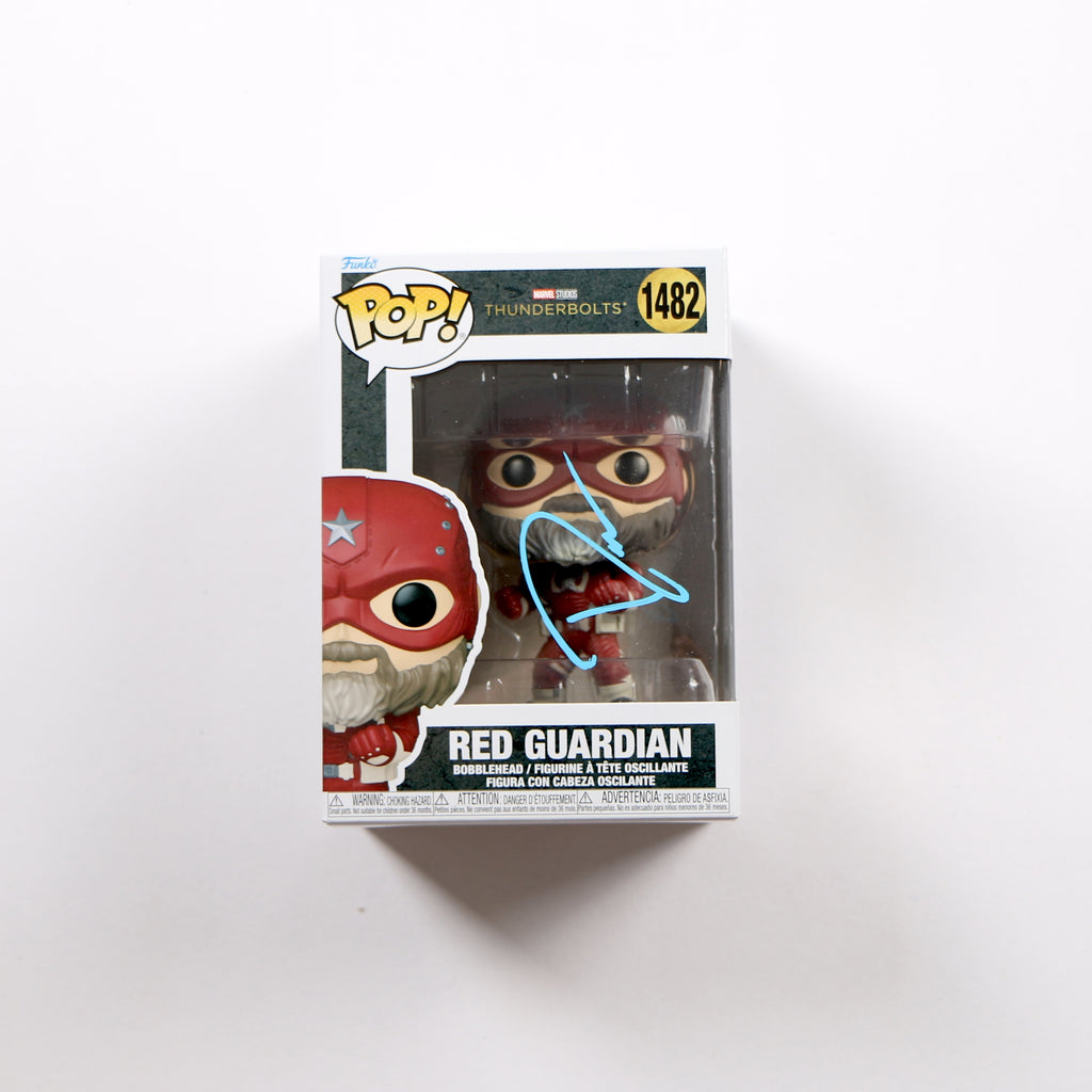 David Harbour Signed Funko Pop #1482 Red Guardian Thunderbolts Beckett COA (Copy)
